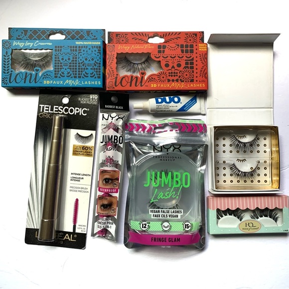 False Eyelashes and Mascara Bundle - Picture 1 of 11